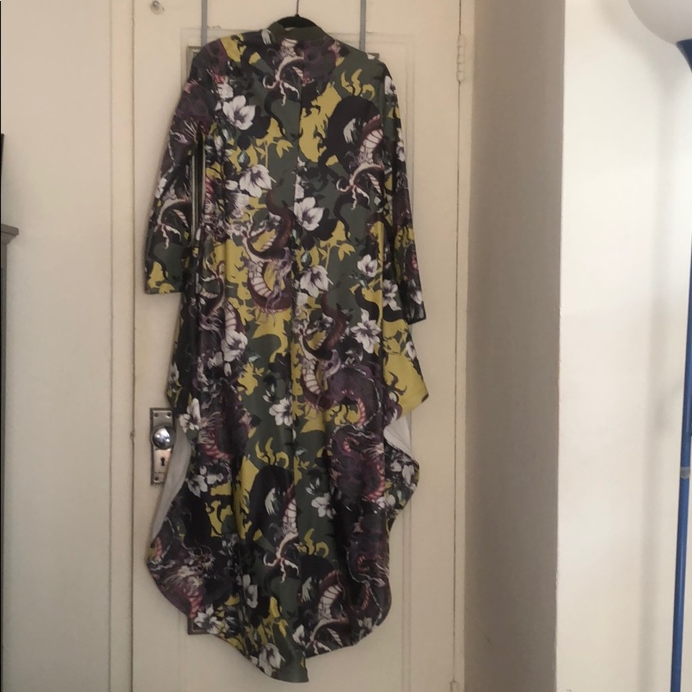 Dragon 🐉 Floral 🌼 High Low Jacket